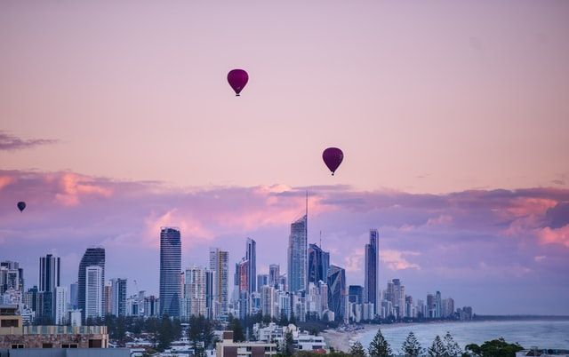 Take a balloon ride over the Gold Coast